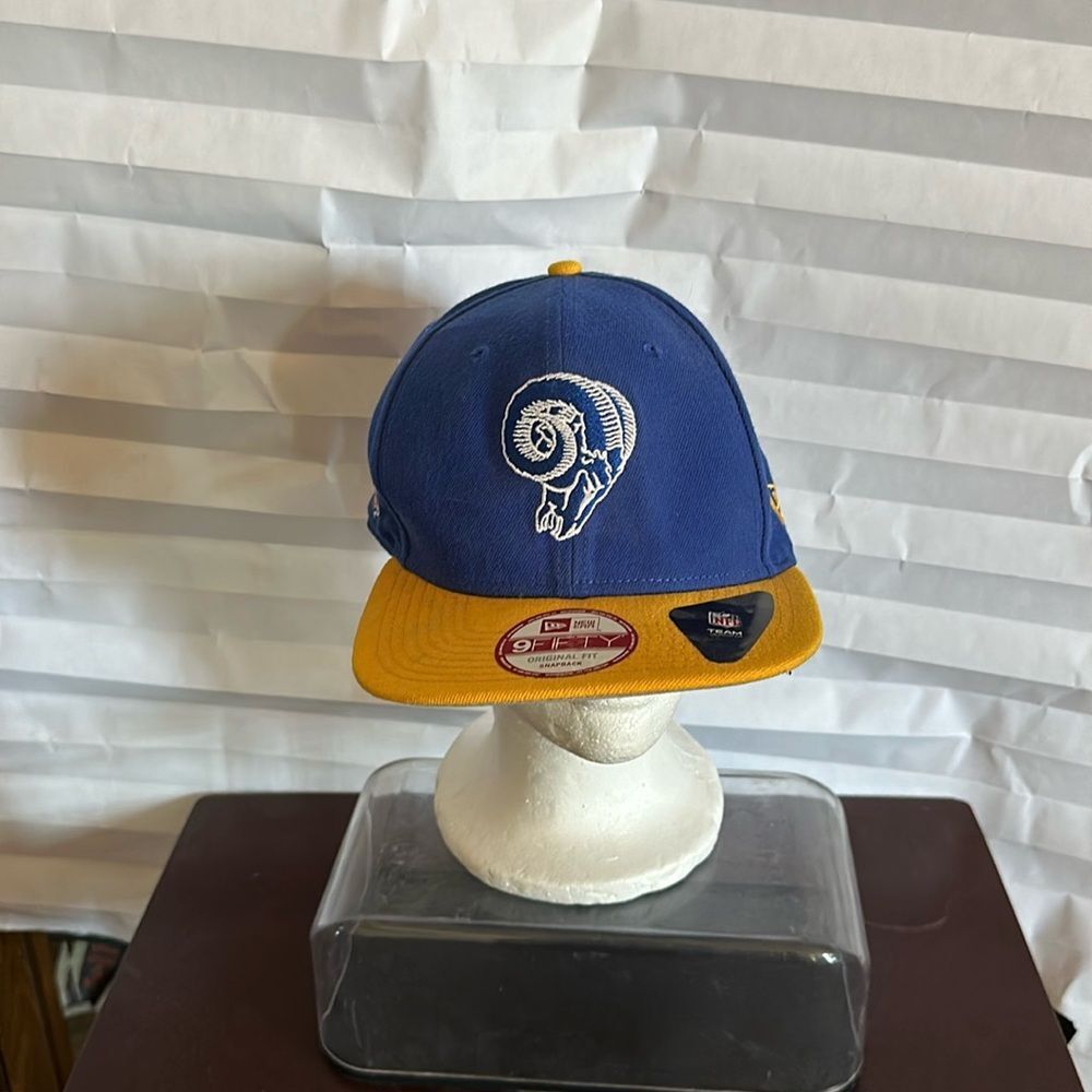 Los Angeles Rams NFL Football Cap – Vintage Logo Adjustable Hat